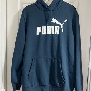 Puma Blue Sweatshirt Classic‎ Pullover Style